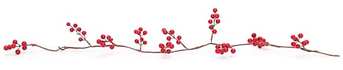 Toyland® 90cm (35 inches) Red Berry Garland - Christmas Decoration - Home Decoration