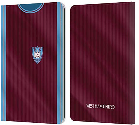 Head Case Designs Offizielle West Ham United FC 1964 FA Cup Final Retro Kits Leder-Wallet-Hülle Kompatibel mit Kindle Paperwhite 1/2 / 3
