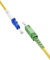 Goobay 59654 Glasfaserkabel (FTTH) / Singlemode (OS2) Simplex/SC APC (8°) Stecker auf LC-UPC (8°) Stecker/Lichtwellenkabel / 20 Meter