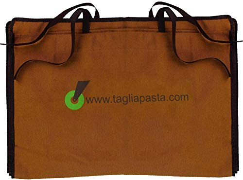 Custodia per Spianatoia in Legno per Impastare | in Cotone Ecologico Traspirante | Misure 82 x 62 x 3 CM | qualità Tagliapasta.Com | Made in Italy