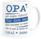 SpecialMe® Tasse personalisiertes Geschenk Spruch Papa/Mama/Oma/Opa Wir habe versucht für dich das beste Geschenk zu finden... anpassbare Namen Opa - 2+ Namen weiß Keramik-Tasse