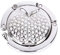 Uonlytech Purse Hooks Foldable Handbag Hook Handbag Hook Hanger with Pattern Bling Rhinestone Bag Holder for Table Desk, Silver, M (4S52S54RB14D)
