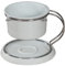Chocolate Fondue Mug Set Separable Mini Candle Fondue Pot Chocolate Cheese Ice Cream Fondue Melter Cup with a Stand