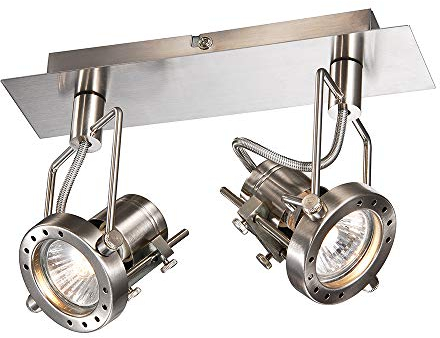 Dapo LED-Strahler-Deckenspot JET-LINE GU10-7W Decken-Flur-Büro-Arbeitsraum-Wohnraum-Wand-Spot-Leuchte-Lampe (2-flammig)