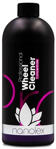 Nanolex Professional Wheel Cleaner Concentrate, alkalischer Felgen-Reiniger, NTA- und Phosphatfrei, Konzentrat (1L)
