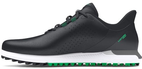 Under Armour Herren Drive Fade Spikeless Golfschuh, (001) Schwarz/Schwarz/Titangrau, 44 EU