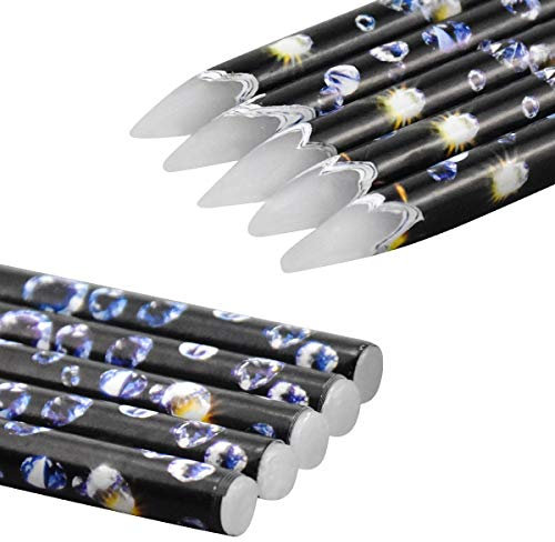 10 Stück Diamond Painting Wachsstift, Nail Art Stifte Nageldesign Zubehör für Dekoration mit Strasssteinen, Nagelstift-Set für Nails Strass, Werkzeugstift für DIY Nagelkunst und Diamond Painting
