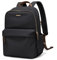 GOLF QUALITY Zaino Porta PC 14 Pollici, Nero, Unisex per Scuola, Università, Lavoro, Viaggio e Campeggio