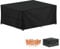 LAMUNI Housse pour Mobilier de Jardin, 420D Oxford Bâche Table de Jardin, Imperméable Housse Table Jardin Bache de Protection Exterieur Salon de Jardin pour Table, Chaise et Canapé, 190x140x75cm