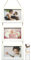 NEOWS Bilderrahmen Collage für Mehrere Bilder - Dekorative Bilderrahmenset zum Aufhängen an der Wand - Mehrfach Fotorahmen Hochformat mit Schnur für 10x15 Fotos (Weiß Gerissene, 3 Horizontale Fotos)