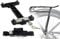 BISOMO Fahrrad Gepäckträger Adapter Snapit 2.0 für Racktime, Snap-It ohne Füße mit Schloss, für Fahrrad Korb, Tasche, Gepäckträgertasche