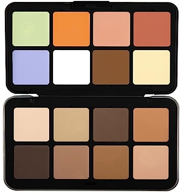 Tavolozza di correttori in crema con 16 colori, copertura completa, professionale, correttore per contouring, corregge e nasconde imperfezioni, arrossamenti e occhiaie, palette per il contorno del