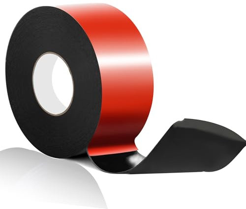 Taiyeestar Doppelseitiges Klebeband Extra Stark, 5m x 50mm, Klebeband Doppelseitig für Wand und Streifen, Auto, Bürodekor