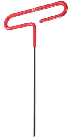 sourcing map T Handle Hex Key Wrench 3/32 SAE Long T-Key Hexagon Wrenches Spanner Repair Tool with Cushion Grip