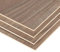 Telituny 4 StüCk Sperrholz, 3mm 11.8''x8.46'', Unbehandeltes Bastelholz, NatüRliche Bergmaserung, Leere Bretter FüR Holzhandwerk, Laserschneiden (schwarze Walnuss)