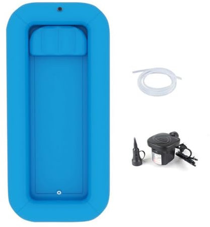 Kit de douche gonflable pour adultes - Aide au lit - Aide au lit - Pour personnes handicapées et personnes âgées - Avec pompe à air