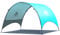 Strandmuschel Strandzelt Sonnenschutz: Kompakt zusammenklappbar (43x10 cm), 360° Belüftung, große seitliche Aufbewahrungstasche, tragbarer UV-Schutz Windschutz Strand für den Strand