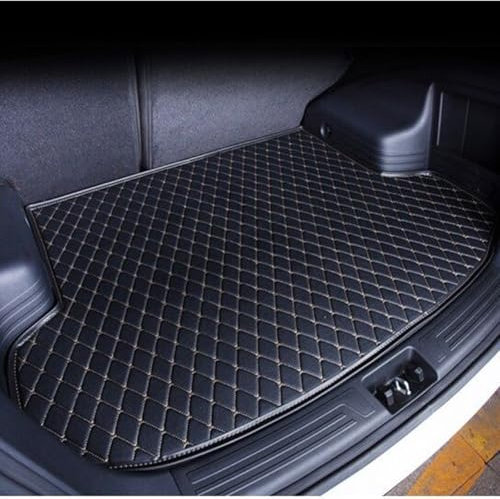 QAZCFTBH Alfombrilla para Maletero del Coche para BMW X1 U11 2020-2025,Antideslizante Protectora Impermeable Estera Tronco Bandeja Protectora Funda Interior Accessories,A-Black