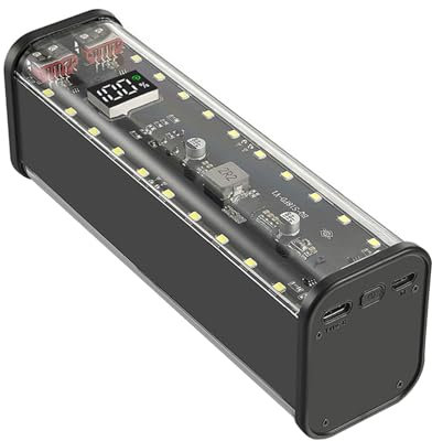 Portable 8x18650 Battery Storage Box Power Sources Box With Quickly Charging MultiProtection Features