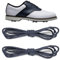 NDTEZUGT Cordones encerados para zapatos de golf FootJoy, cordones delgados Oxford de 3/32 pulgadas, cuerdas de repuesto para zapatos de vestir para hombre, Azul oscuro, 39/100cm