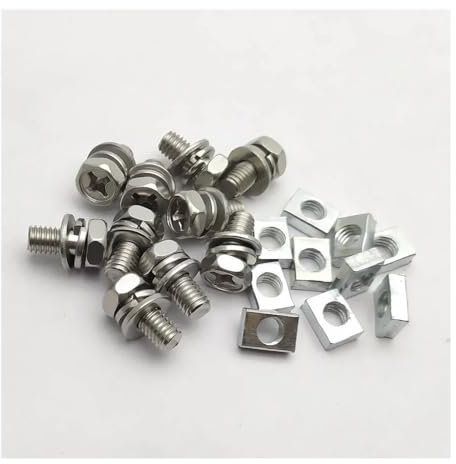 Bolzen Schrauben Universal Motorrad Roller ATV Dirt Bike Mutter Und Bolzen Schrauben M5x10mm M6x12mm 4Ah 5Ah 6AH 7Ah(M5x10mm)