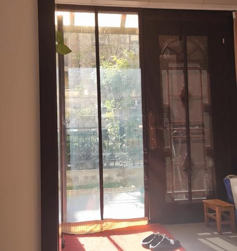 Magnet Wärmeschutzvorhang für Transparent Türvorhang Thermo Kälteschutz Tür Fenster Isolier Schutz Wasserdicht Thermovorhang Balkontür Wohnzimmer Küche (150x230cm)