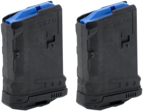 UTG Unisex – Erwachsene AR15 10 Round Polymer Magazine, .223/5.56, schwarz, Schuss