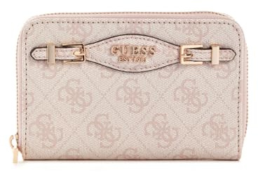 GUESS Katya SLG Medium Zip Around Wallet M Rose Water Logo