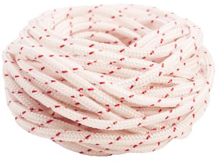 Flewdart 10 mètres corde lanceur tondeuse 4mm, corde lanceur motoculteur tronconneuse (4mm 10m)