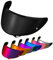 PSLER Helm Visier für HJC HJ-34P C10 - Verspiegelt Helmvisier Getöntes Visier Motorradhelm Zubehör Ersatz(Dunkelschwarz)