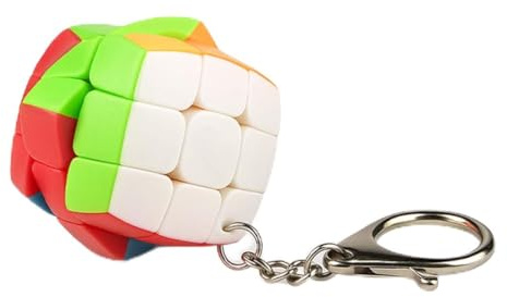 Porte-clés, 1 mini porte-clés Rubik's Cube, Magic Cube Portable, Puzzle Magique Jouets pour Enfants Adultes, Puzzle professionnel à combinaison de couleurs