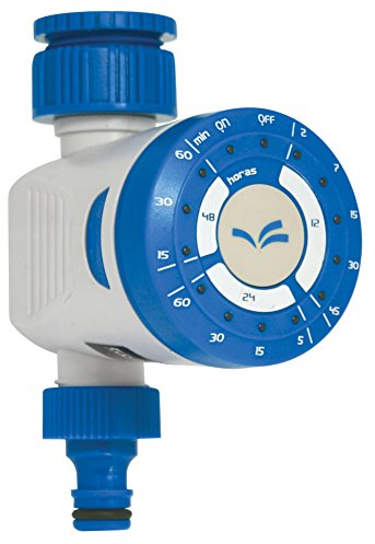 Aqua Control C4200 Programador de Riego Clicker de 1 Único Botón para Jardín, para todo tipo de grifos. Apertura a 0 Bar
