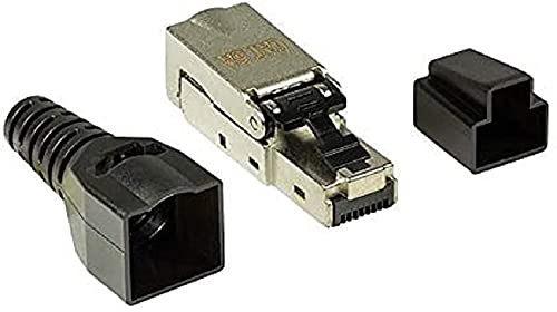 LogiLink Professional - Feldkonfektionierbarer RJ45 Steckverbinder Cat.6A 10GE, STP