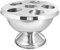 Kosma Stainless Steel Champagne Bowl - Hammered Finish with Lid - 40cm | Punch Bowl | Wine Cooler | Ice Tub | Bottle Cooler | Party Tub