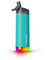 Hidrate | HidrateSpark | Smart-Wasserflasche aus Stahl. Verfolgt Wasseraufnahme und leuchtet, um Sie daran zu erinnern, hydratisiert zu bleiben. Strohhalm, 0,5 Liter | Farbe: Sea Glass