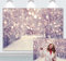 RUINI Outdoor Forest Snowfield Bokeh Spots Hintergrund Dreamy Wonderland Sparkle Snowflake Tree Starry Glitter Dots Winter Christmas Party Decor Photo Booth Requisiten (2,1 x 1,5 m)