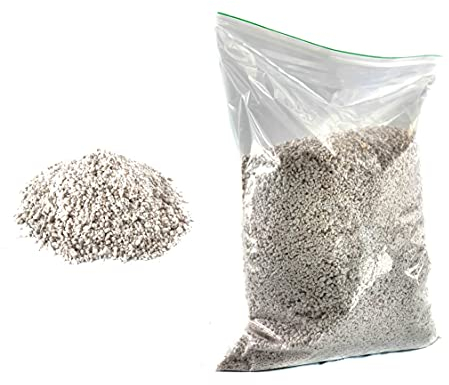 IVORYS-GARDEN Perligran Perlite für Pflanzen 5 L zur Verbesserung der Erde Granulat Substrat Gartenerde geeignet für Blähton Kokos Erde Light Mix Blumenerde Kräuter Chili Kakteen Tomaten Hochbeet