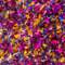 'Marokkanische Flamme' 1 Liter Burgunderrotes Rosen-, orangefarbenes Ringelblumen- und blaues Kornblumen-Hochzeitskonfetti Ökologisch biologisch abbaubare natürliche Blütenblätter (330)