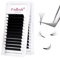 Easy Fan Lashes Selbstfächernde Wimpern Volumen Wimpern für Volumentechnik Curl Wimpernverlängerung MIX Länge Wimpernextensions(0.07mm-D-mix9-17)