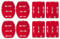 VIIMAKE Lot de 8 Coussinets adhésifs 3M pour GoPro Hero 10, 9, 8, 7, 6, caméra d'action, caméras embarquées (Coussinets de Montage incurvés et Plats)