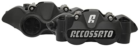 Coppia di pinze freno radiali Accossato Forgiata Monoblocco Interasse 108 mm Con Pistoni in Alluminio, con pastiglie OR incluse, per Yamaha MT-09 SP dal 2022 al 2022, 900 CC