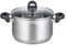 ELO 12225 Fleischtopf m.GD 24 cm Serie Turmalin, Induktion, Edelstahl satiniert, rutschfeste Kunststoffgriffe, mit Literskala und Öl-Dosier-System