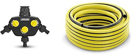Kärcher 2.645-200.0 drei-Wege-Verteiler & 2.645-138.0 Schlauch PrimoFlex (1/2 Zoll, 20 m)