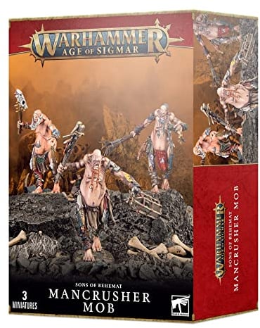 Warhammer AoS - Sons of Behemat Bande de Broyeurs d'Hommes, Schwarz