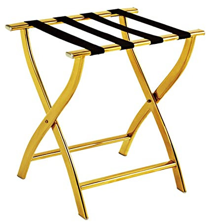 AUNEVN Étagère de Rangement Porte-Bagages D'Hôtel Debout Durable, Porte-Bagages D'Hôtel En Acier Inoxydable Antirouille, Porte-Bagages D'Hôtel Amovible, Porte-Bagages D'Hôtel Porte-Bagages En Acier In