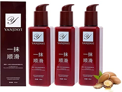 Ein Hauch magischer Haarpflege, YANJAYI Conditioner ohne Ausspülen, Hair Ragrance Essenz-Emulsion, YANJAYI Reparatur Haarpflege für alle Haartypen wieder her Keratin-Haar (600ml)