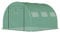 Outsunny - Invernadero de jardín pequeño (9 m²), acero reforzado, diámetro 2,5 cm + PE de alta densidad, 140 g/m², ventanas de puerta enrollable, color verde