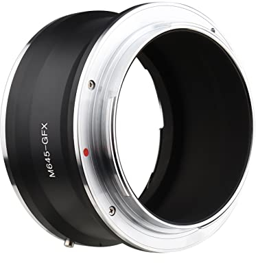 Namolit M645-GFX Kameraobjektivadapter Ersatz für Mamiya 645 Objektiv an Fujifilm G Mount GFX100 GFX50S GFX50R GFX100S Kameras