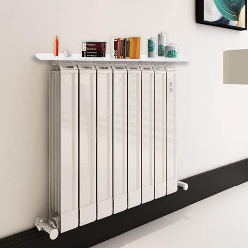 Holdfiturn Radiator Shelf 120cm MDF Wooden Floating Shelf Cover Modern Cabinet Top for Offices Living Rooms Kitchens Radiator