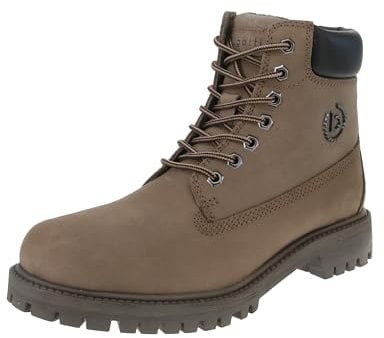 bugatti Herren Poleman Mode-Stiefel, Taupe Schwarz, 43 EU